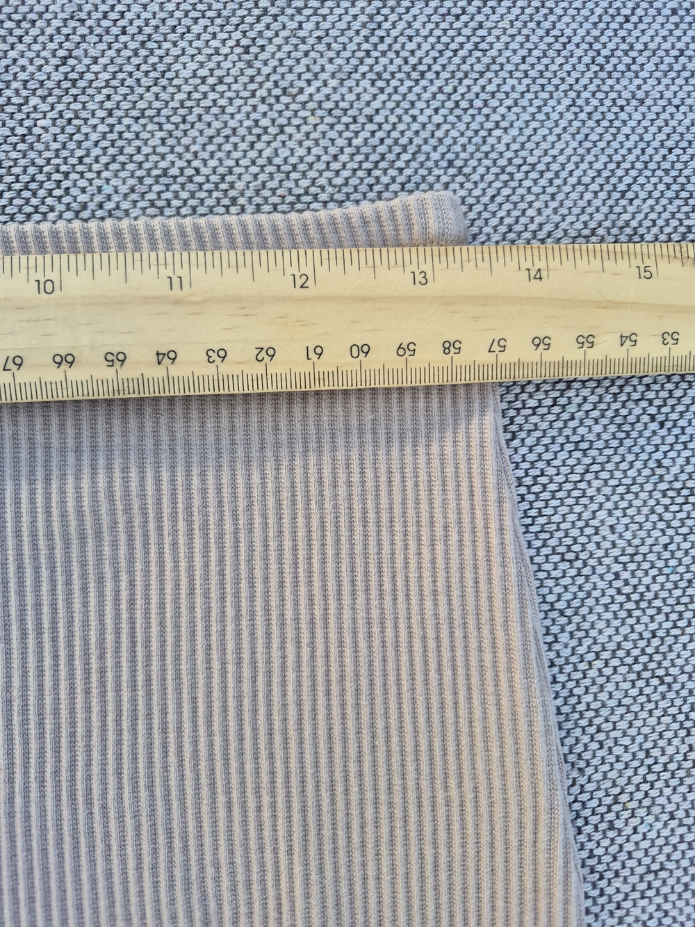 BEIHAUS Ribbed 2 Piece Skirt Set Beige - Picture 7 of 12
